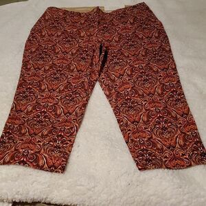 CROFT & Barrow Natural Fit crop pant